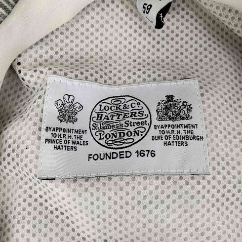 James Lock&Co リネンキャスケット 裏地メッシュ メンズ 59/L
