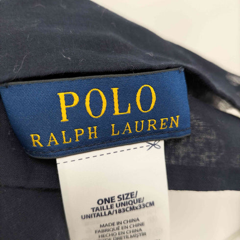 ポロラルフローレン POLO RALPH LAUREN ポニー刺繍スカーフ メンズ
