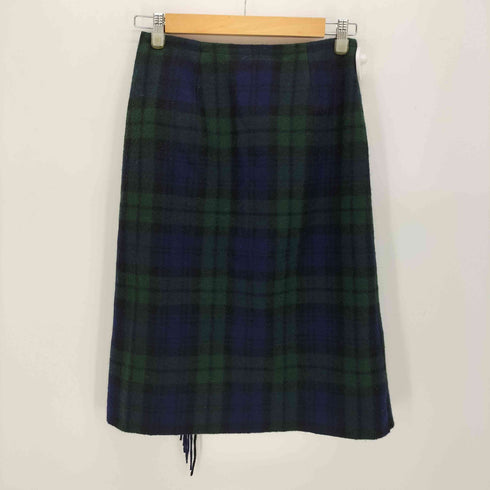 ツイードミル TWEEDMILL MICHEL Beaudouin チェック柄 ラップ 巻きスカート レディース 1