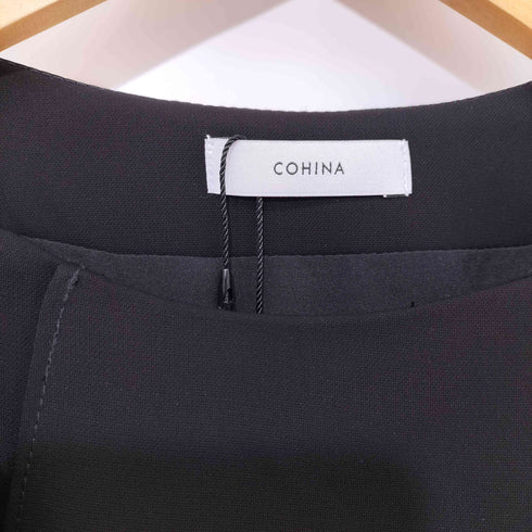 コヒナ COHINA ソフトドビーアシメラッフルワンピース レディース regular