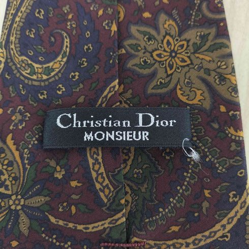 クリスチャンディオール Christian Dior 総柄ネクタイ メンズ
