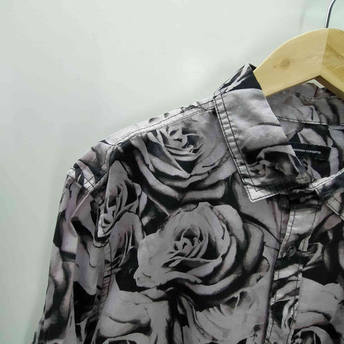 I・N・C INTERNATIONAL CONCEPTS バラ 花柄 L/S シャツ メンズ JPN:L
