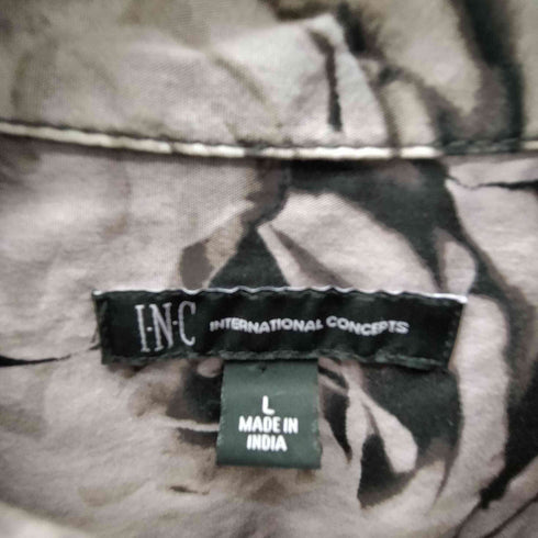 I・N・C INTERNATIONAL CONCEPTS バラ 花柄 L/S シャツ メンズ JPN:L