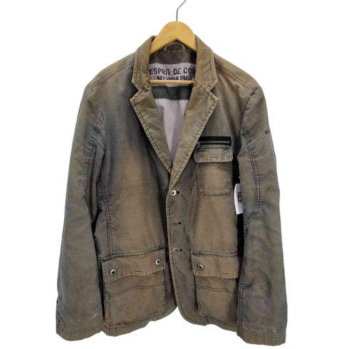 ESPRIT DE CORP 玉蟲 コーデュロイ 3B ハンティング ジャケット メンズ import:XL