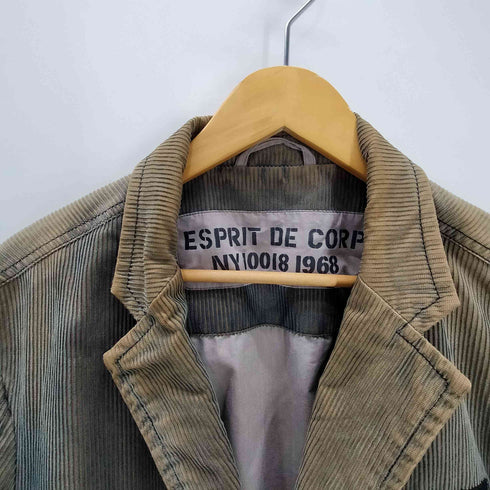 ESPRIT DE CORP 玉蟲 コーデュロイ 3B ハンティング ジャケット メンズ import:XL