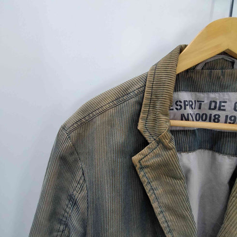ESPRIT DE CORP 玉蟲 コーデュロイ 3B ハンティング ジャケット メンズ import:XL