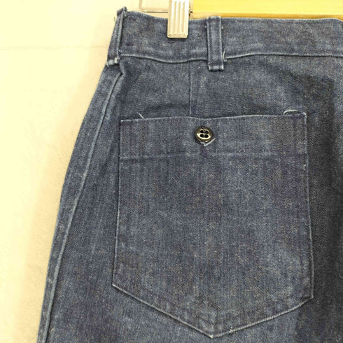 ユーエスネイビー U.S.NAVY 80S Coastal industries社 IDEALジップ ブーツカットパンツ メンズ 34R