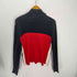 ポロジーンズカンパニーラルフローレン POLO JEANS COMPANY RALPH LAUREN スクリプトロゴ 刺繍 ハーフジップ スイッチングカラー コットン ドライバーズ ニット セーター メンズ import:XL