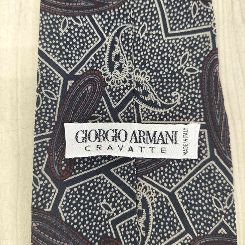 ジョルジオアルマーニ Giorgio Armani 総柄ネクタイ メンズ
