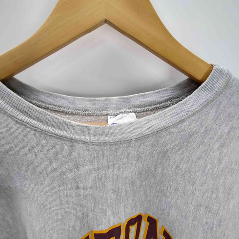 チャンピオン Champion 90S REVERSE WEAVE リバースウィーブ 刺繍タグ 前期 アクリル8% レーヨン3% 混紡 ARIZONA STATE 2段 プリント アーチカレッジ スウェット メンズ import:XL