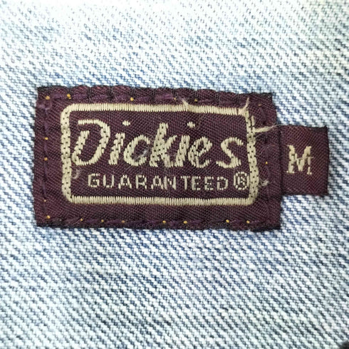 ディッキーズ Dickies チンストラップ ジップアップ デニムベスト レディース JPN:M