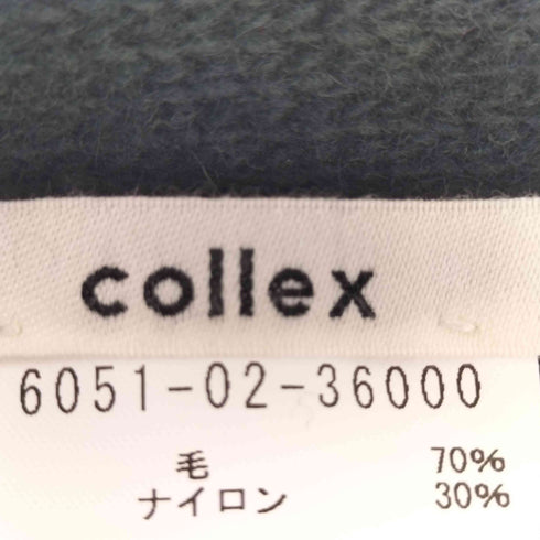 collex トライアングルニットストール レディース