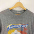 ステッドマン STEDMAN 90S USA製 シングルステッチ ハワイアンプリント クルーネックTシャツ メンズ import:L