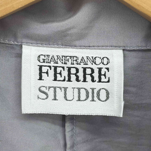 ジャンフランコフェレストゥーディオ GIANFRANCO FERRE STUDIO イタリア製 バルーズ シルク シャツ ブラウス レディース FR:40
