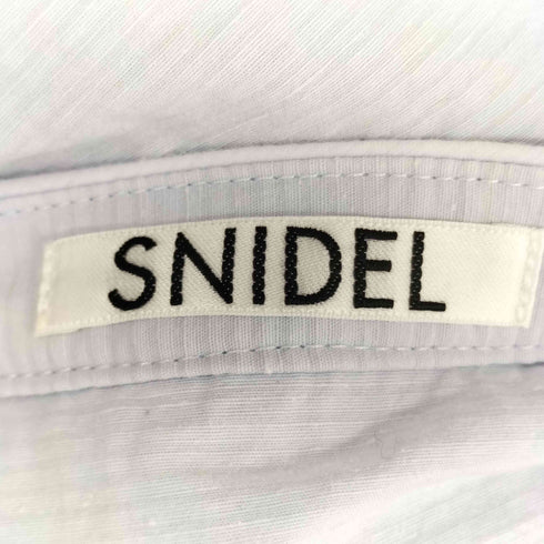 スナイデル snidel オープンショルダーフリルブラウス ライトブルー レディース FREE