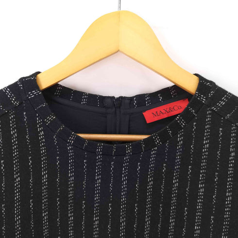 マックスアンドコー MAX&CO. ピンストライプ チュニック ワンピース レディース import:L