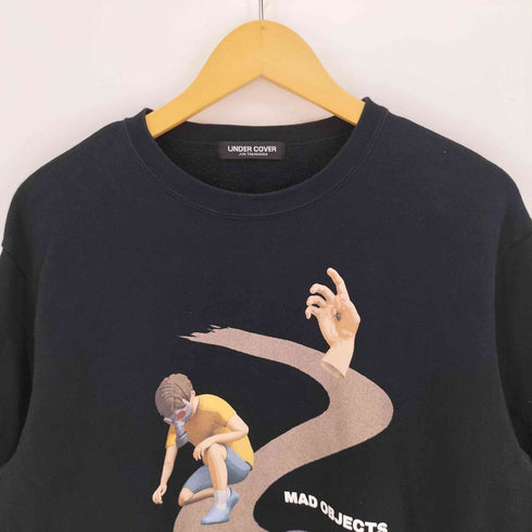 アンダーカバー UNDER COVER JUN TAKAHASHI × densuke28 MAD OBJEDTS プリント クルーネックスウェット メンズ JPN:3