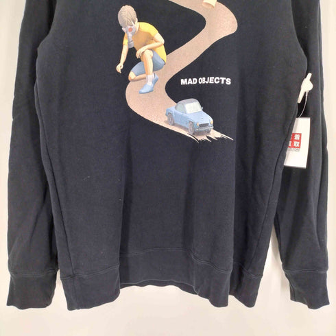アンダーカバー UNDER COVER JUN TAKAHASHI × densuke28 MAD OBJEDTS プリント クルーネックスウェット メンズ JPN:3