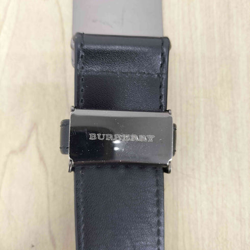 バーバリー BURBERRY レザーベルト ロゴバックル レディース