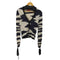 ミッソーニ MISSONI CASHMERE カシミヤシルク混 袖リボン 総柄 カーディガン レディース JPN:2