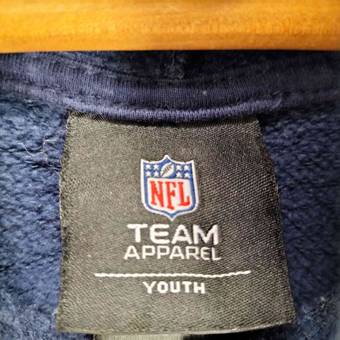 チームアパレル NFL TEAM APPAREL チームロゴ 刺繍 プルオーバーパーカー レディース YOUTH XL