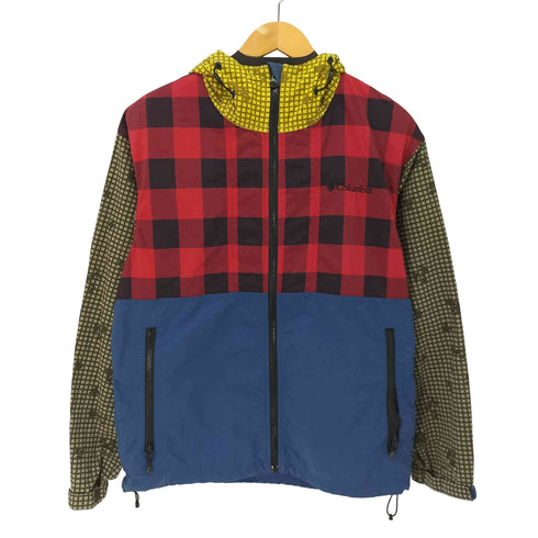 コロンビア Columbia チェック クレイジーパターン シェルジャケット メンズ import:S