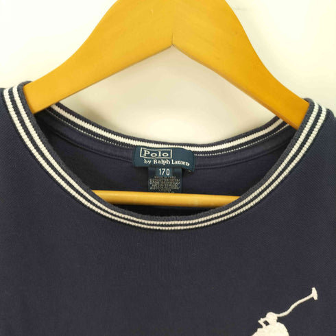 ポロバイラルフローレン Polo by RALPH LAUREN ビックポニー刺繍 リンガーT メンズ 170