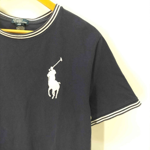 ポロバイラルフローレン Polo by RALPH LAUREN ビックポニー刺繍 リンガーT メンズ 170