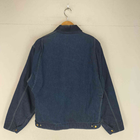 カーハート Carhartt 80s 86年製 USA製 YKKジップ 裏地キルティングデニムデトロイトジャケット メンズ 42