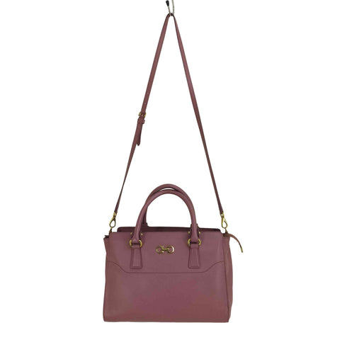 サルヴァトーレフェラガモ Salvatore Ferragamo 2WAY レザー ハンドショルダーバッグ レディース