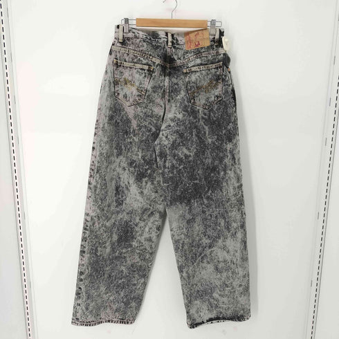 マーティンローズ Martine rose ZIP HEM JEAN GREY ACID WASH グレー アシッドウォッシュ ジップフライ ジーンズ メンズ JPN:M