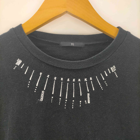 ワイズ Ys 12AW 模様 プリント L/S Tシャツ レディース