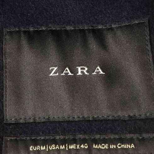 ザラ ZARA ウールジップアップジャケット メンズ 40