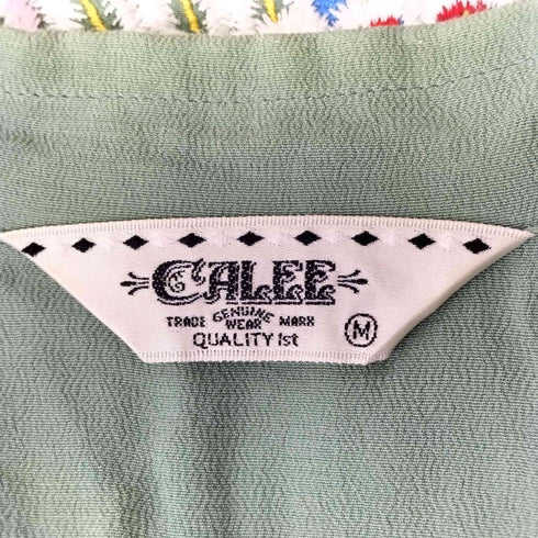 キャリー CALEE 刺繍オープンカラーシャツ メンズ import:M