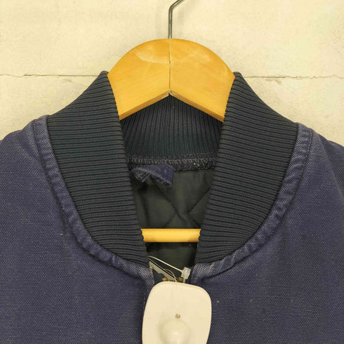 カーハート Carhartt USA製 YKKジップ ユニオンチケット 裏地キルティングダックベスト メンズ S