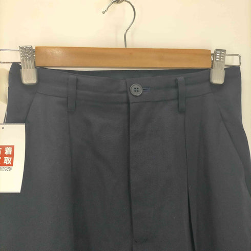 イッセイミヤケ ISSEY MIYAKE 80S 84SS 筆タグ 1タック ウール ワイド スラックス パンツ レディース 8