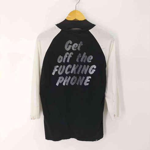 ヒステリックグラマー HYSTERIC GLAMOUR HYS GIRL BORN TO LOSE ヒスガール バイカラー ラグラン レディース JPN:M