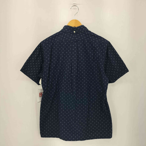 エンジニアードガーメンツ Engineered Garments USA製 小紋柄 BD ハーフボタン 半袖シャツ メンズ import:M