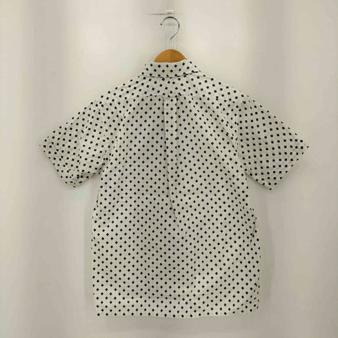 エンジニアードガーメンツ Engineered Garments USA製 小紋柄 BD ハーフボタン 半袖シャツ メンズ import:S