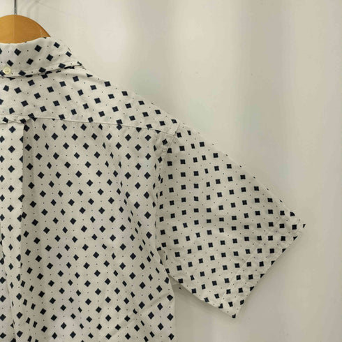エンジニアードガーメンツ Engineered Garments USA製 小紋柄 BD ハーフボタン 半袖シャツ メンズ import:S