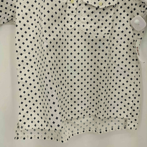 エンジニアードガーメンツ Engineered Garments USA製 小紋柄 BD ハーフボタン 半袖シャツ メンズ import:S