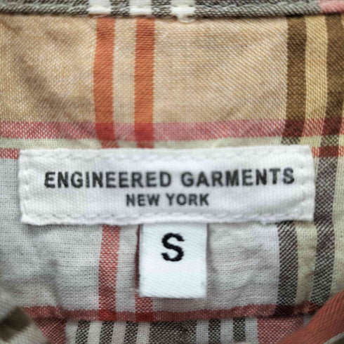 エンジニアードガーメンツ Engineered Garments USA製 チェック柄 BD 長袖シャツ メンズ import:S