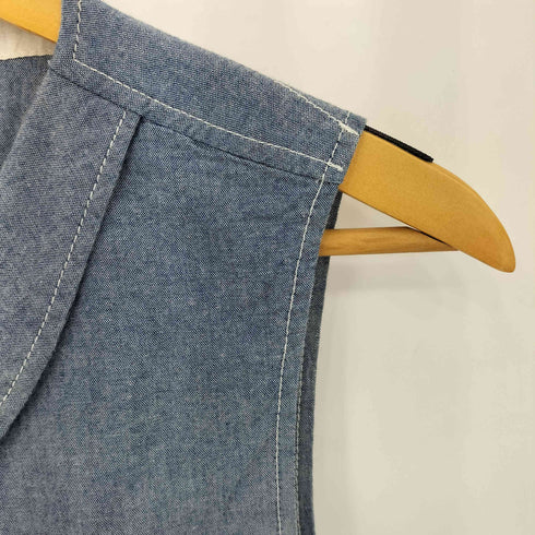 エンジニアードガーメンツ Engineered Garments USA製 マルチボタン コットン ベスト ジレ メンズ import:S
