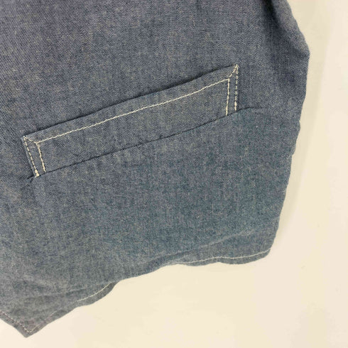 エンジニアードガーメンツ Engineered Garments USA製 マルチボタン コットン ベスト ジレ メンズ import:S