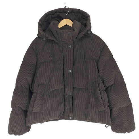 ジーユー GU ヒートパデッドコーデュロイブルゾン 中綿ジャケット レディース JPN:XL