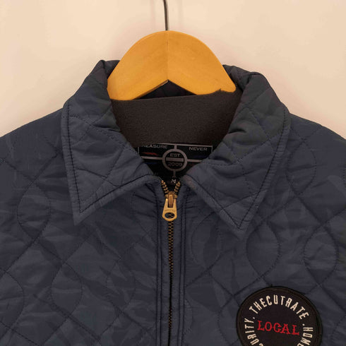 カットレイト CUTRATE waldesジッパー ワッペンキルティングジャケット メンズ import:M