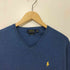 ポロラルフローレン POLO RALPH LAUREN PIMA COTTON ポニー刺繍 Vネックニット メンズ import:S