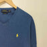 ポロラルフローレン POLO RALPH LAUREN PIMA COTTON ポニー刺繍 Vネックニット メンズ import:S