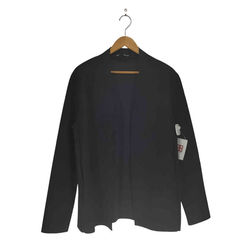 ザラ ZARA スエード調 ノーカラージャケット メンズ import:M