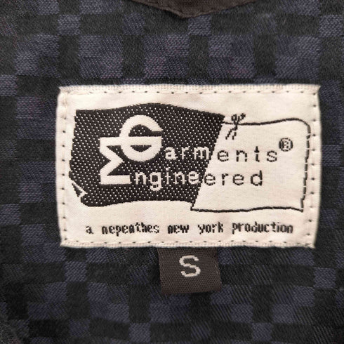 エンジニアードガーメンツ Engineered Garments USA製 総柄 マルチボタン ベスト ジレ メンズ import:S